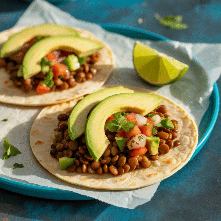🌮 Rise & Shine: The Spiced Lentil Breakfast Tacos That’ll Make You Ditch the Drive-Thru