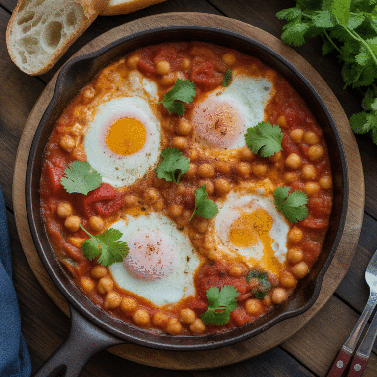 🍳 Shakshuka with Chickpeas: Your New Brunch BFF