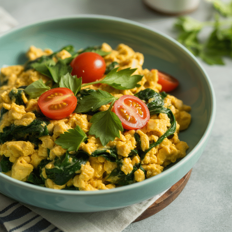 🥚 The Ultimate Tofu Scramble That’ll Fool Your Egg-Loving Friends