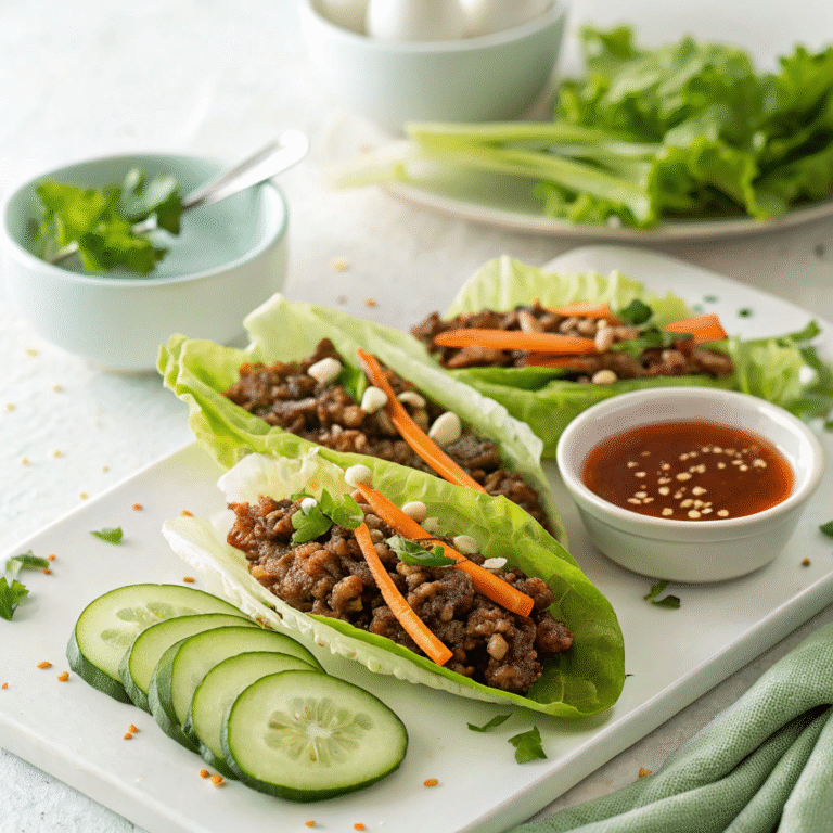 🥬🔥 Beef Lettuce Wraps: The 15-Minute Weeknight Hero