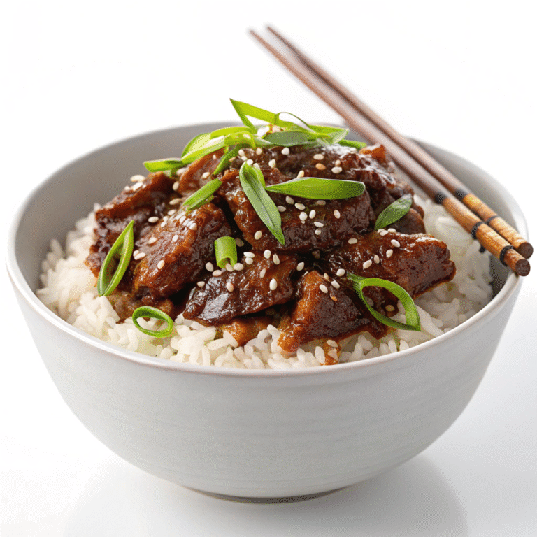 🥢 Mongolian Beef Magic: Sweet-Savory Sizzle in 15 Minutes