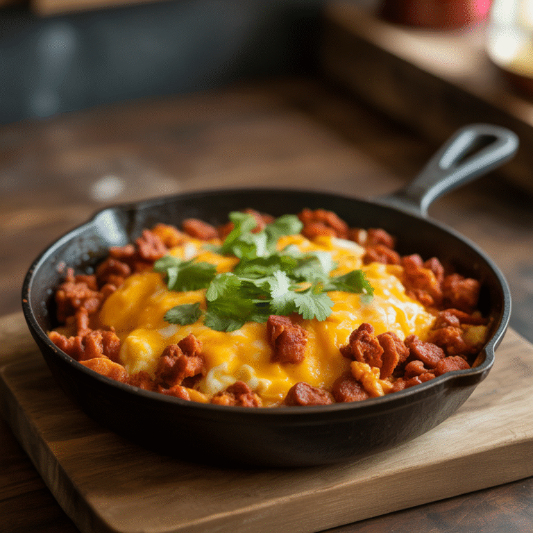 🌶️ Rise & Shine Skillet: Keto Chorizo & Egg Power-Up