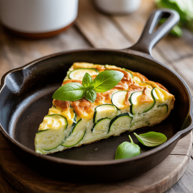 🥒🧀 Zucchini & Goat Cheese Frittata: The Lazy-Gourmet Brunch MVP
