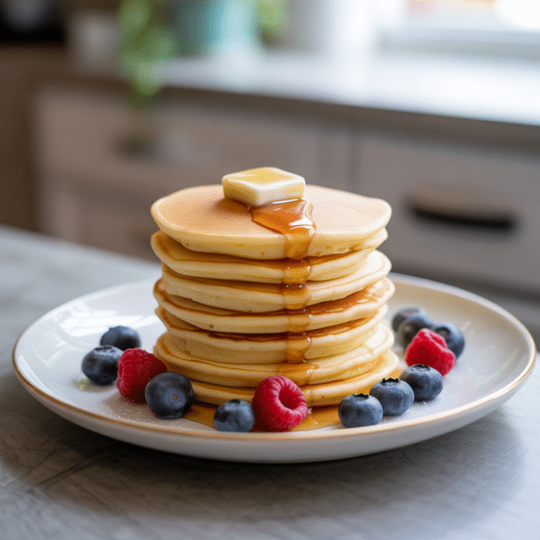 🥞 Cream Cheese Pancakes: The 3-Ingredient Breakfast Glow-Up You’ll Brag About