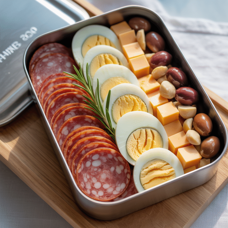 🥓 Rise & Shine, Keto Warrior: The Ultimate Grab-and-Go Breakfast Charcuterie Box
