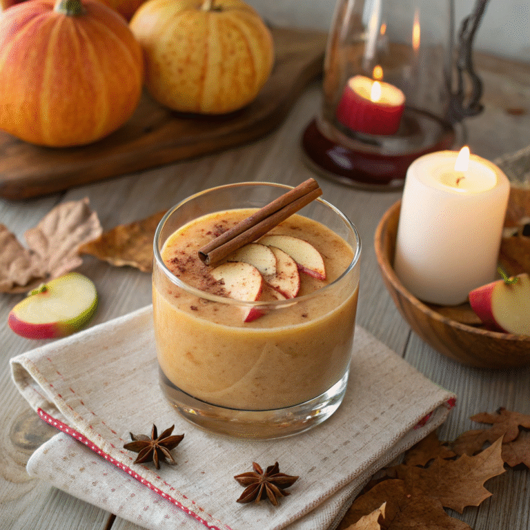 🍏🔥 Cozy Apple Pie in a Glass: The All-Spice Apple Smoothie