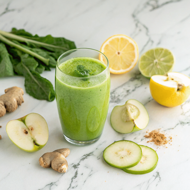 🍏🔥 Apple-Ginger Zinger Smoothie: Your Blender’s Built-In Alarm Clock