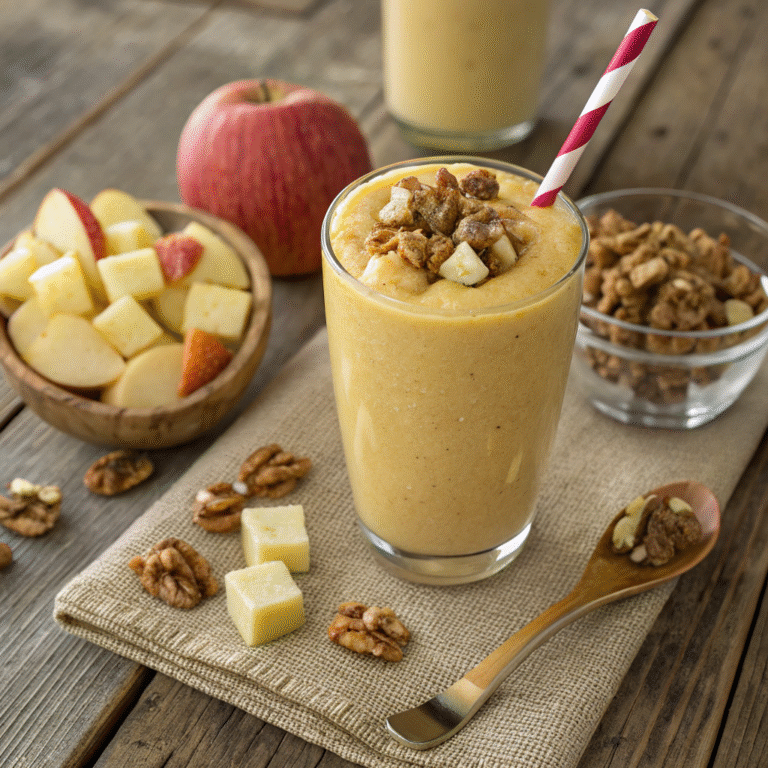 Apple Walnut Crunch Smoothie: Your Cozy Fall-in-a-Glass Treat 🍏🥤