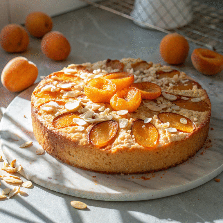 ๐ Rustic Apricot & Almond Cake: Grandmaโs Summer Secret