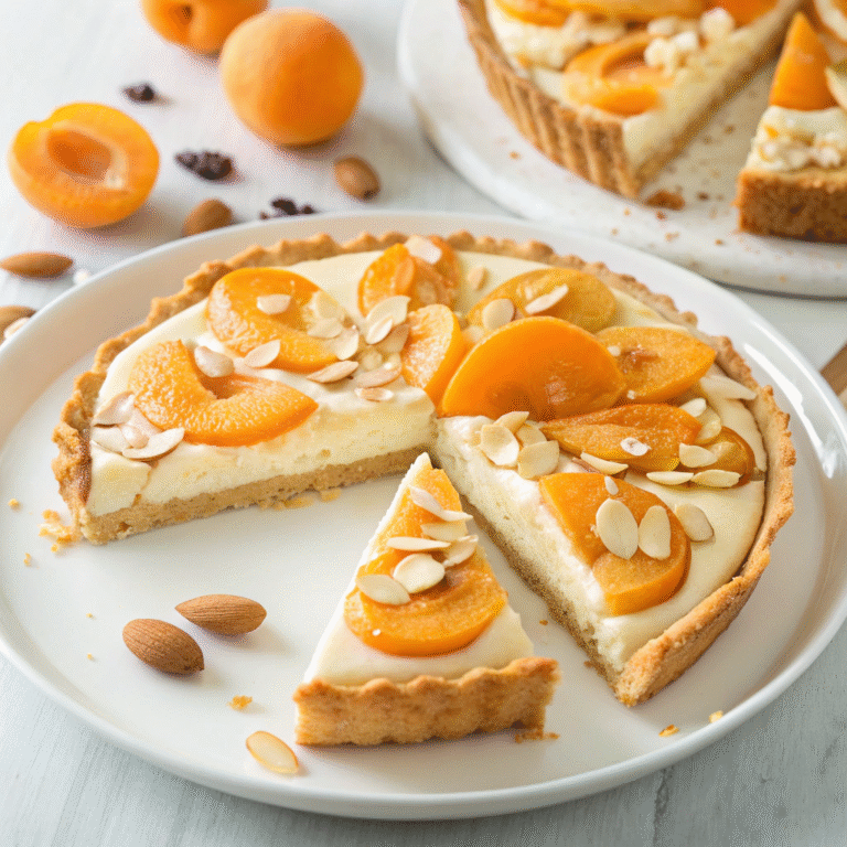 🍑🥧 Apricot-Almond Dream: The Frangipane Tart That Turns Heads