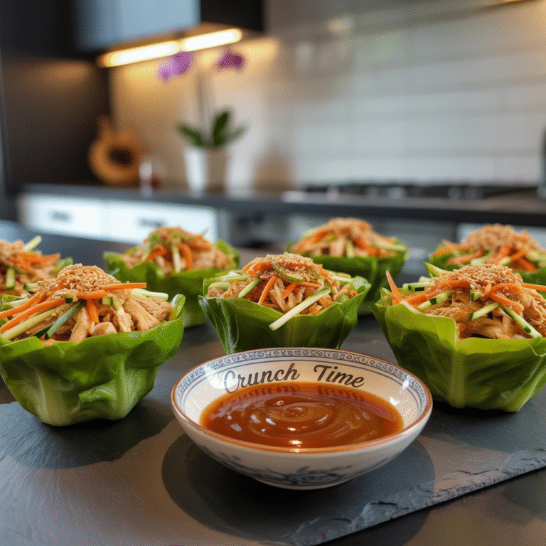 🥬 Crunch Time: Asian Chicken Lettuce Cups That Beat Take-Out