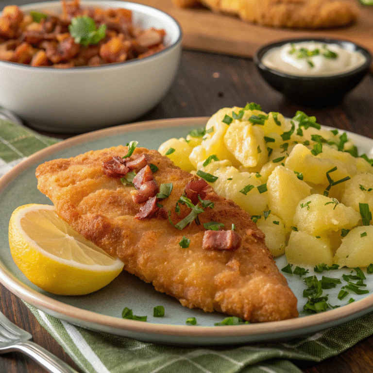 🐟 Crunchy Fish & Cozy Taters: The Backfisch + Kartoffelsalat Dream Team