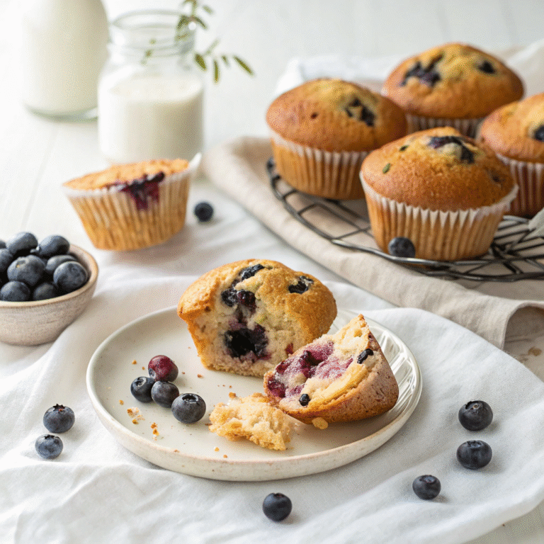 🫐 Crumb-Topped Blueberry Bliss: Bakery-Style Muffins You Can Whip Up at Home