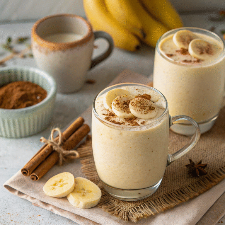 ☕🍌 Chai Spice Wake-Up Smoothie: The Banana-Chai Buzz