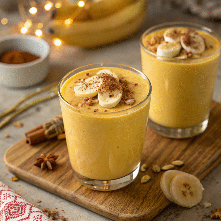 🌰🍌 Banana-Nutmeg Hug in a Glass: The Nutmeg Nectar Smoothie