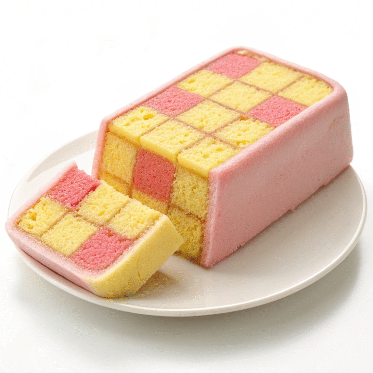 🎂 Checkerboard Sweetness Alert: The Battenberg Cake
