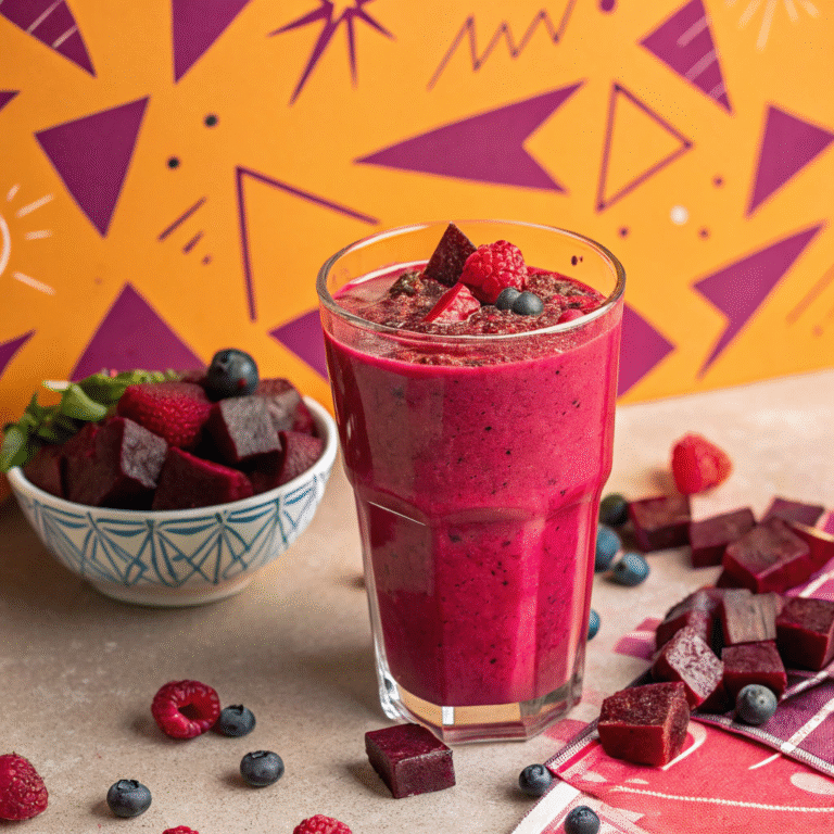 🥤 Beet Berry Earthquake: The Vibrant Beet-Berry Smoothie 🌍
