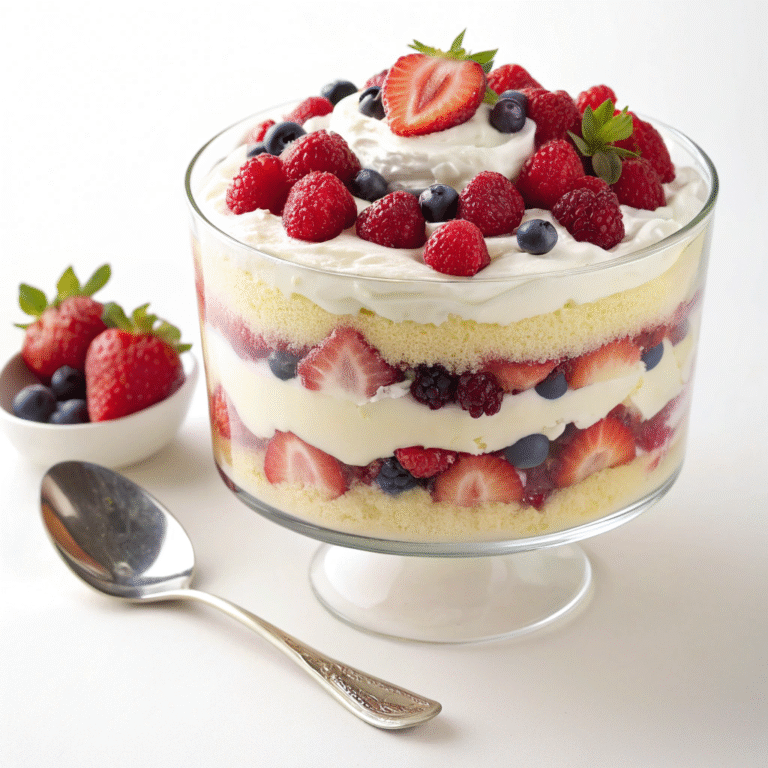 🍰 Sweet Summer Showstopper: Berry Layer Trifle