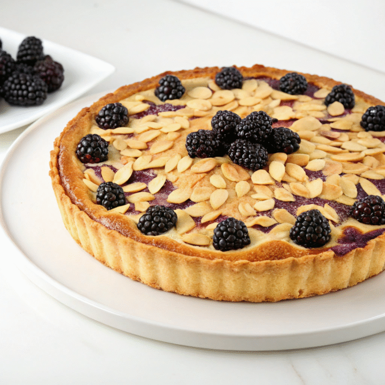 🥧 Blackberry + Almond Frangipane Tart: Dessert Upgrade Alert 🚨