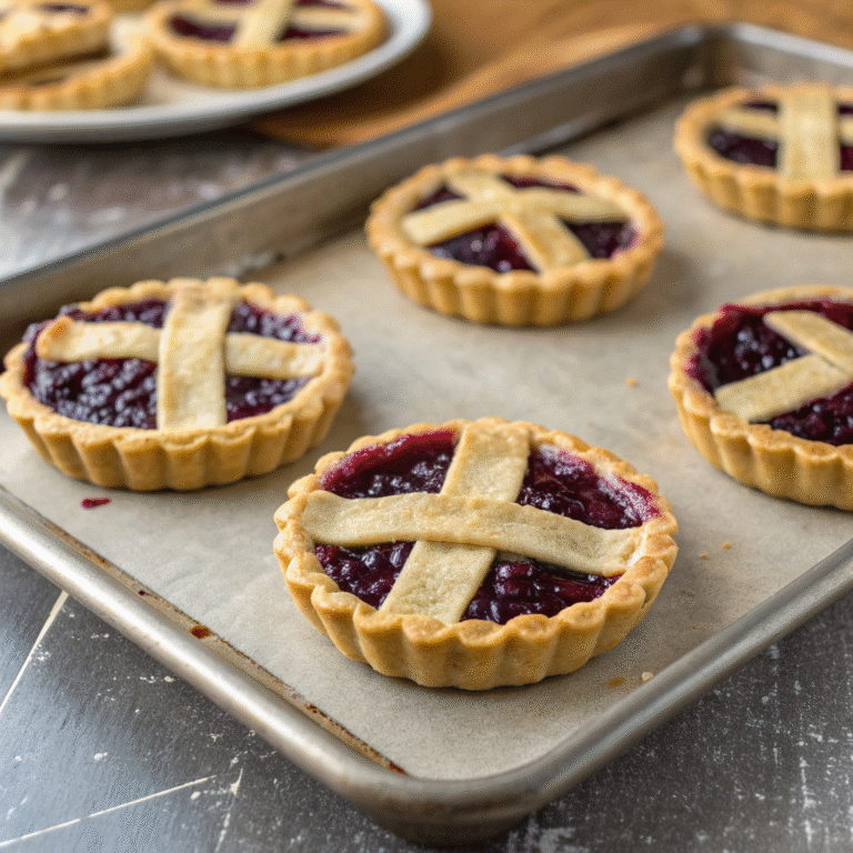 ๐๐ซ Berry Jam Tart Explosion: Blackberry + Elderberry Mini Marvels
