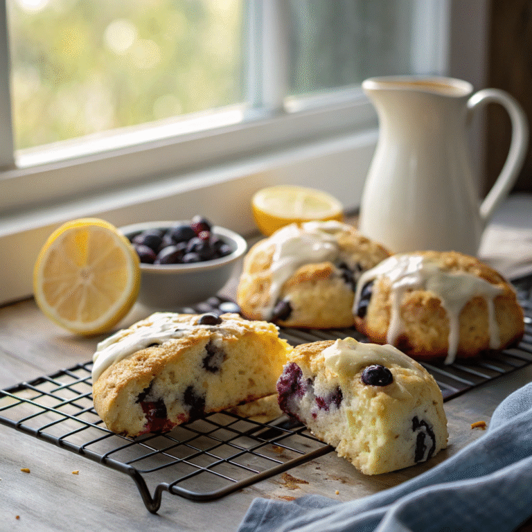 🫐🍋 Blueberry-Lemon Buttermilk Scones: Your Kitchen’s Tiny Bakery