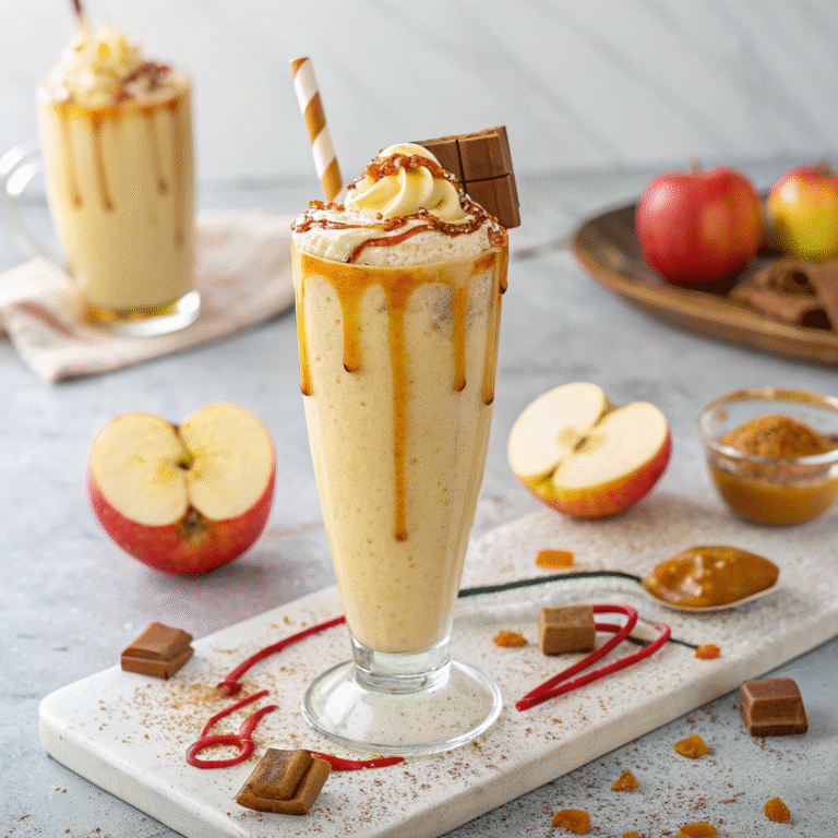 🍏🍯 Cozy Caramel Apple Dream: The Dessert-in-a-Glass Smoothie