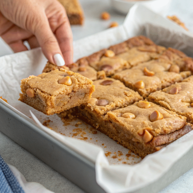 🍯✨ Brown Sugar Bliss Bars: Chewy Blondies That Outshine Brownies