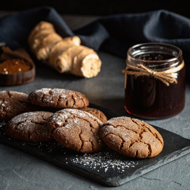 🔥 Spicy Hug in Cookie Form: Chewy Ginger Molasses Cookies