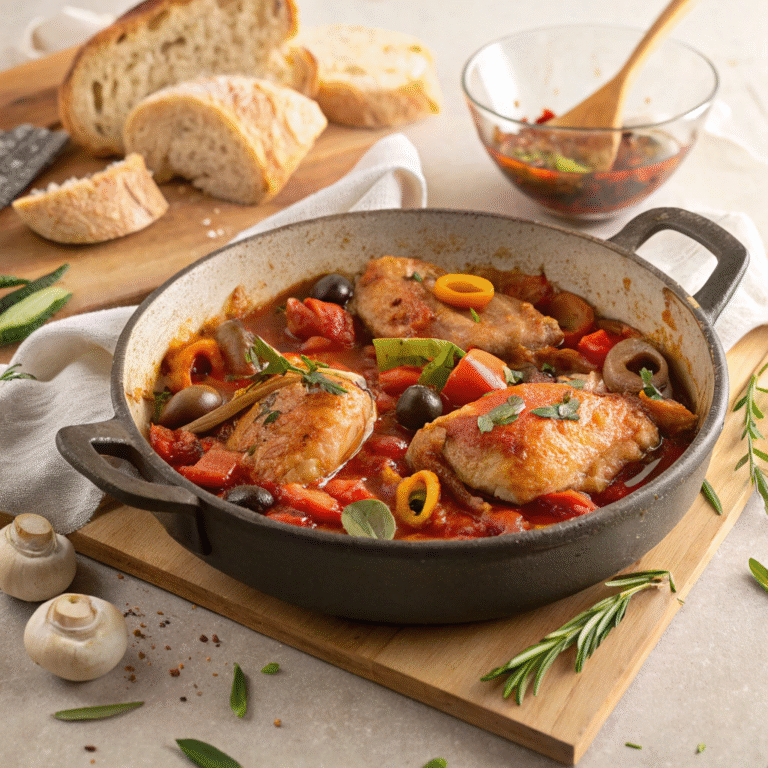 🍗🔥 Chicken Cacciatore: One-Pot Italian Magic You’ll Crave