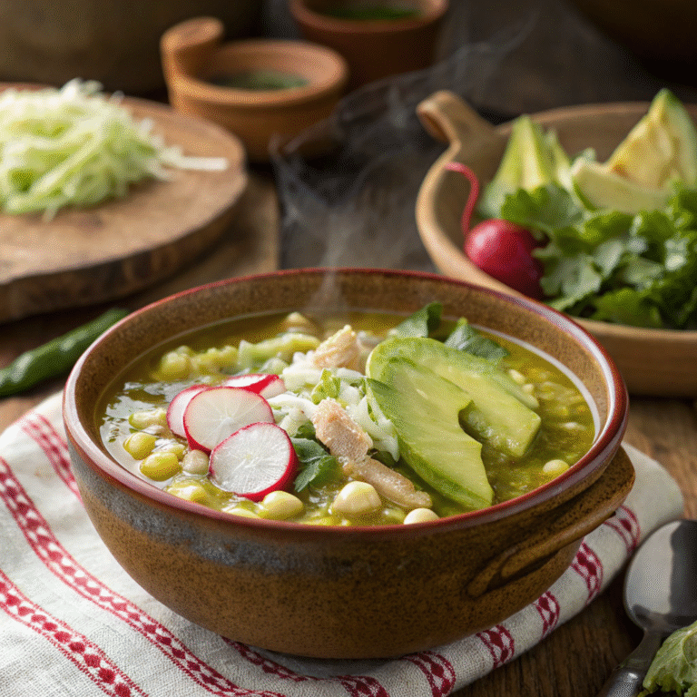 🥣 Verde Comfort in a Bowl: Chicken Pozole Glow-Up
