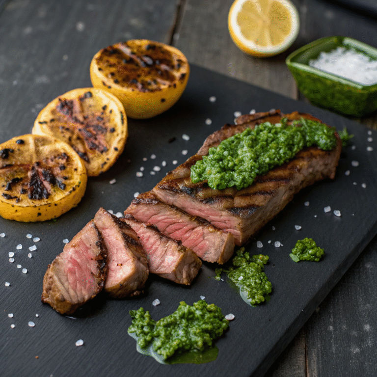 🔥 Sizzle & Sauce: The Chimichurri Steak You Need Yesterday 🥩🌿