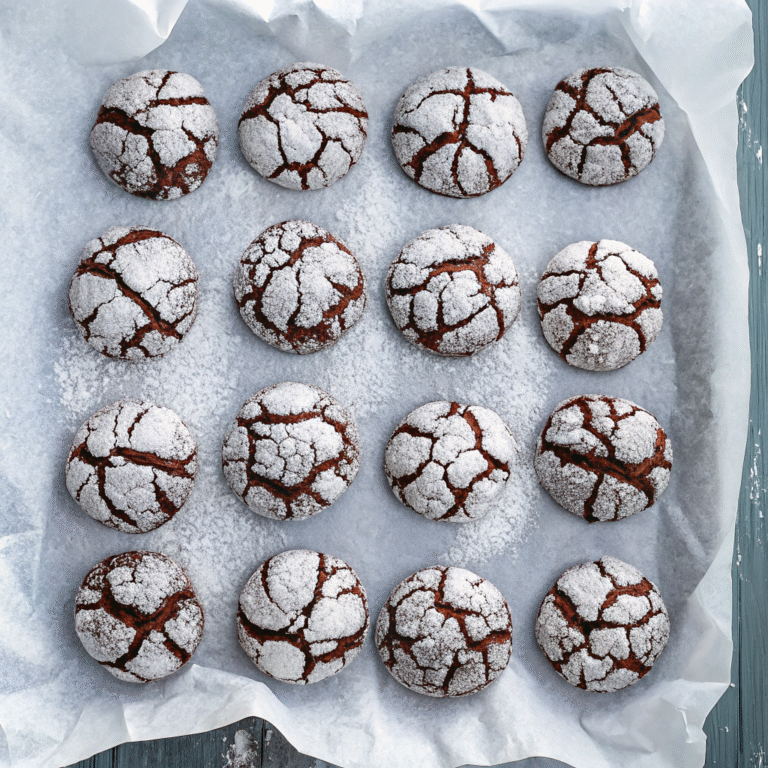 🍫 Crackle & Pop Alert: Chocolate Crinkle Cookies You’ll Dream About