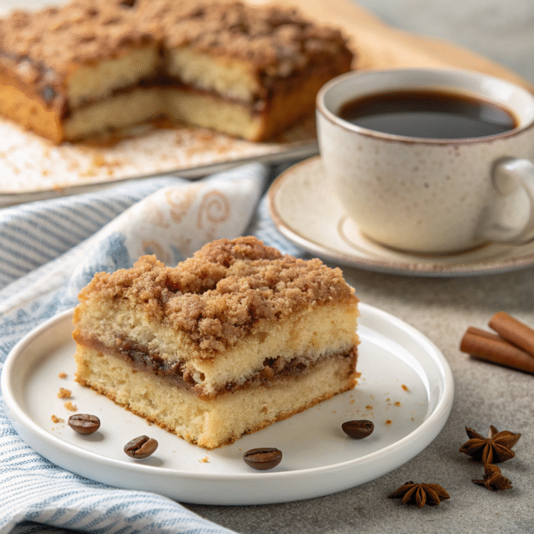 ☕ Cinnamon-Crumb Coffee Cake: Your Lazy-Morning Hero