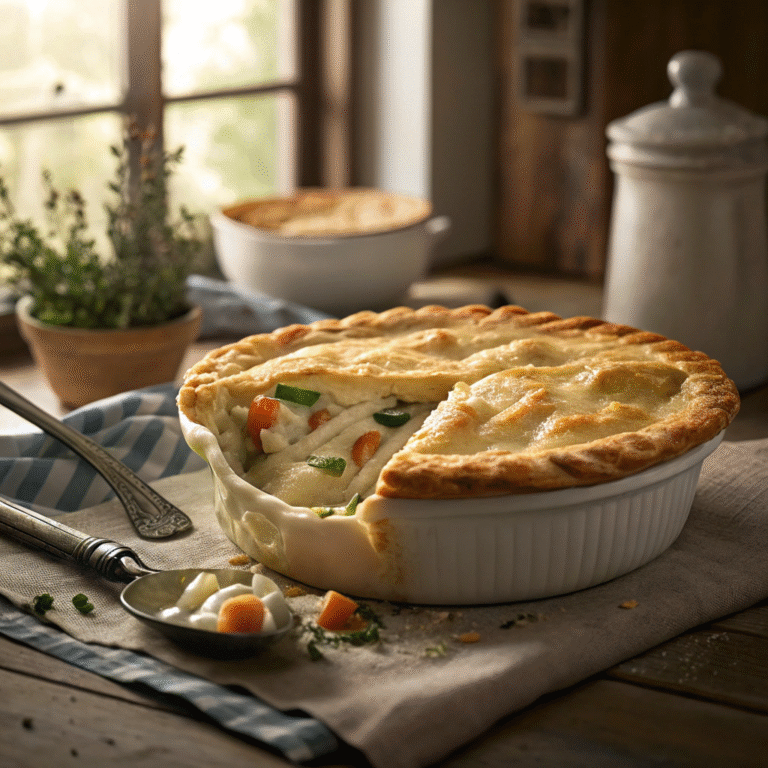 🥧 Cozy Comfort in a Crust: Chicken Pot Pie That Hugs Your Soul
