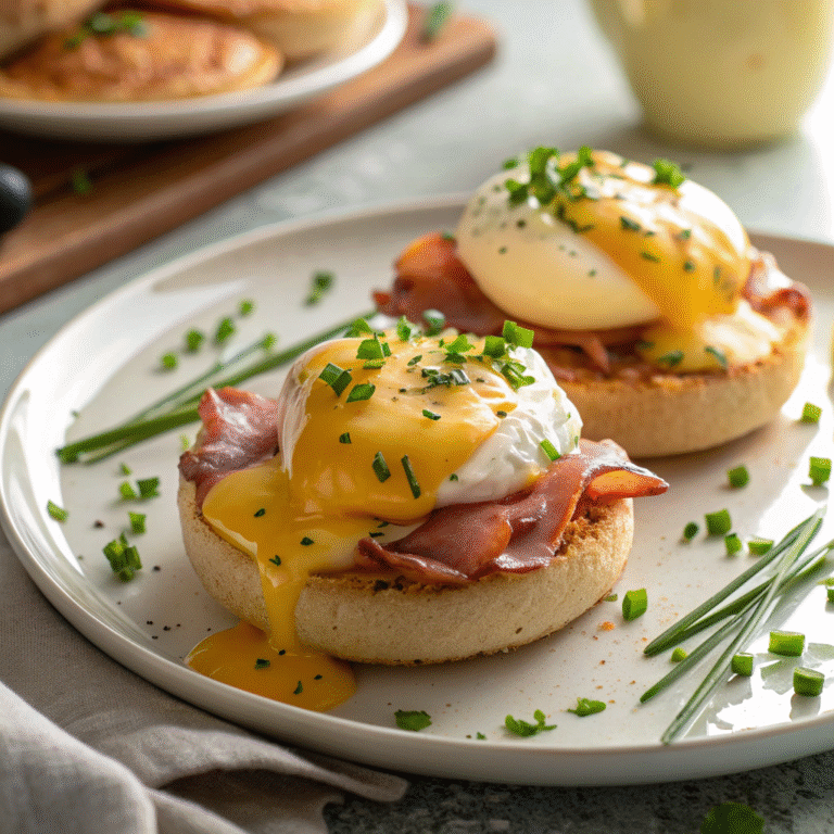 🍳 Brunch Icon, Zero Snobbery: Classic Eggs Benedict with Smoked Ham