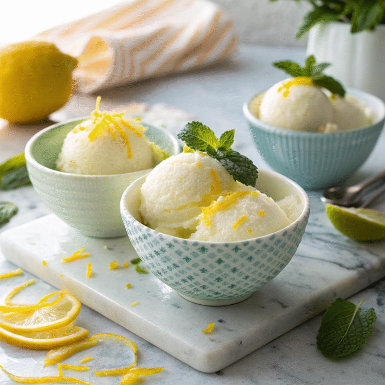 ๐ Frosty Zing Incoming: The Classic Lemon Sorbet Glow-Up