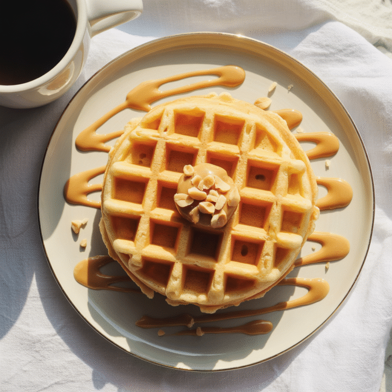 🥥 Coconut Flour Waffles: The 5-Minute Breakfast Glow-Up