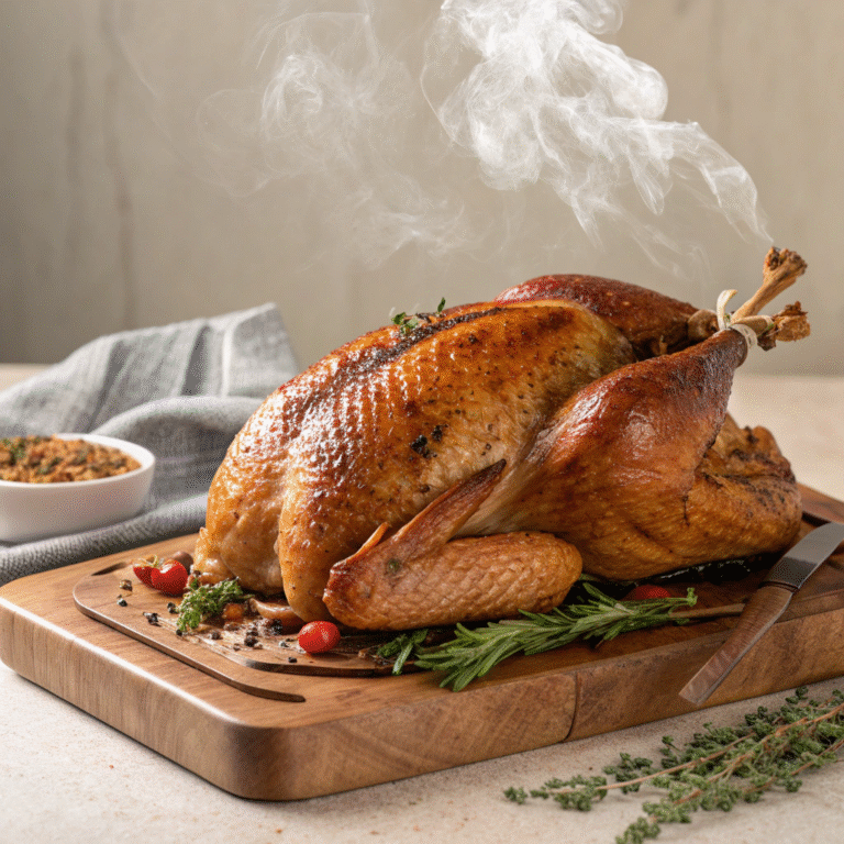 🦃 Dry Heat + Steam Roast Turkey: Restaurant-Style Moisture at Home