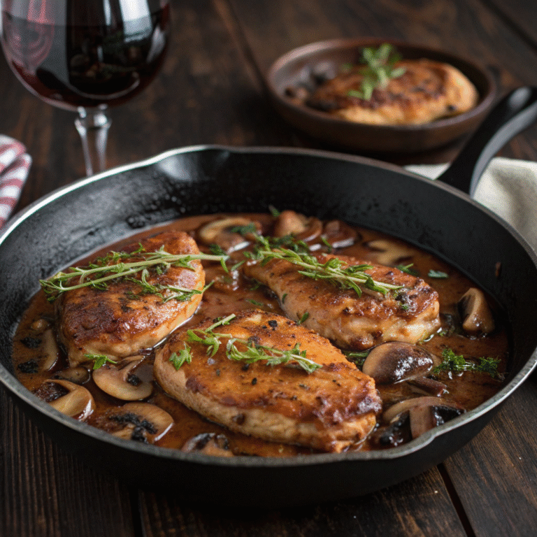 ๐ Marsala Weeknight Wonder: Easy Chicken Marsala Youโll Make on Repeat ๐๐ฅ