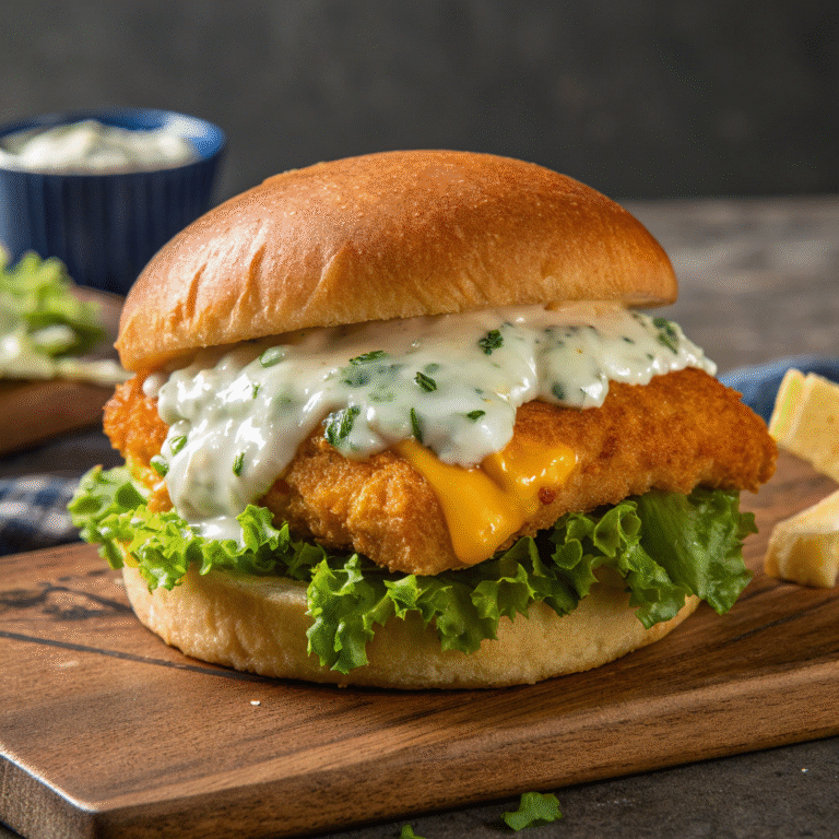 🐟 Fish Burger Fiesta: Your Heart-Friendly Bun Buddy