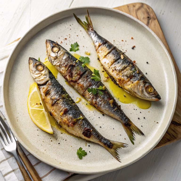 🔥 Coastal Sizzle Special: The No-Fuss Grilled Sardines