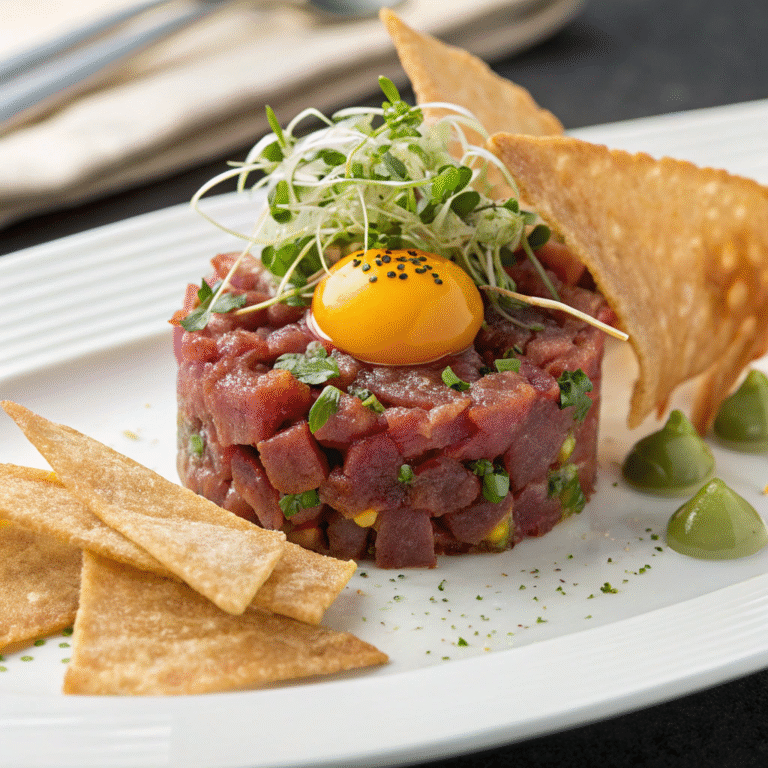 🐟 No-Cook Showstopper: Ridiculously Easy Tuna Tartare