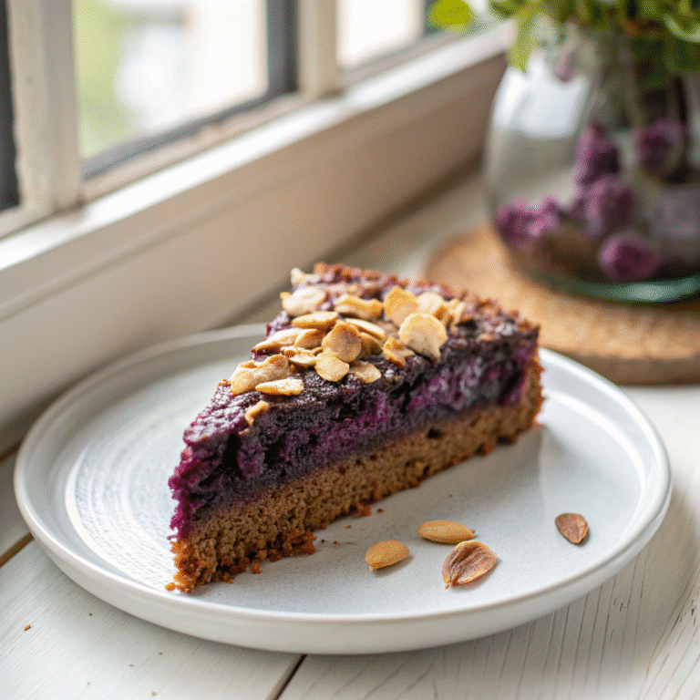 🍰 Elderberry-Almond Hug in Cake Form
