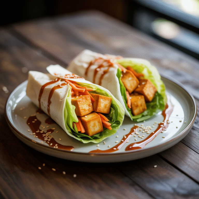 🌶️ Firecracker Tofu Lettuce Wraps: Your 10-Minute Flavor Bomb