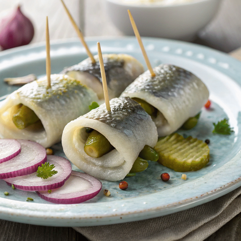 🐟 Rollmops Revival: Germany’s Tangy Pickled-Herring Bite