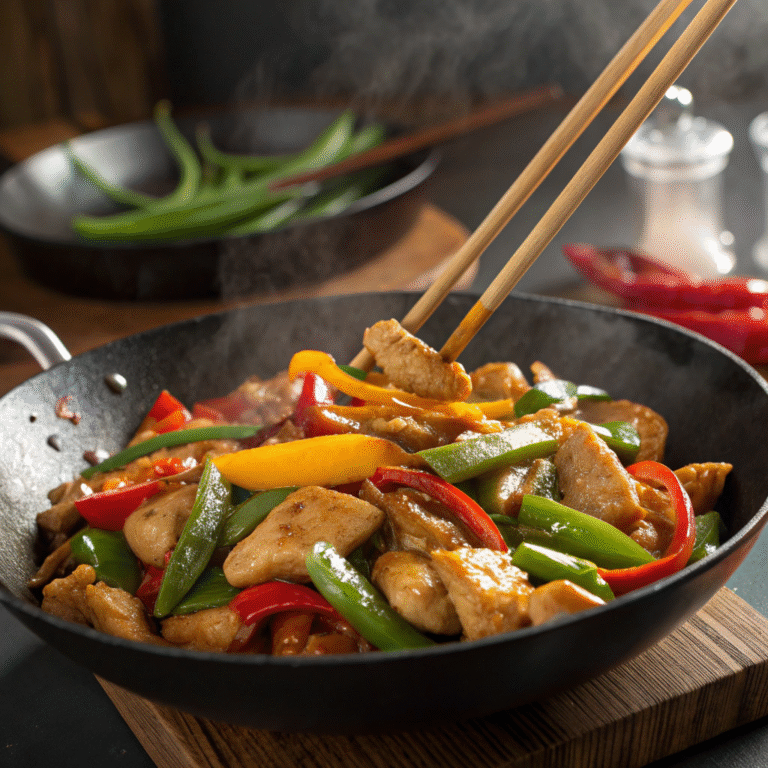 🍗 Flavor Bomb Alert: Ginger-Garlic Chicken Stir-Fry