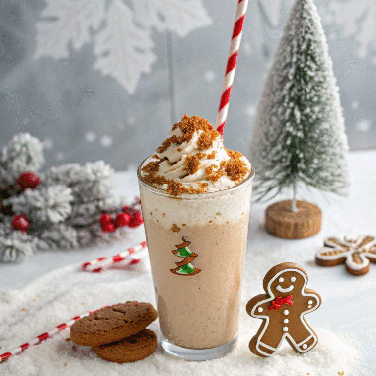 🍪 Gingerbread Cookie Smoothie: Your Winter Hug in a Glass