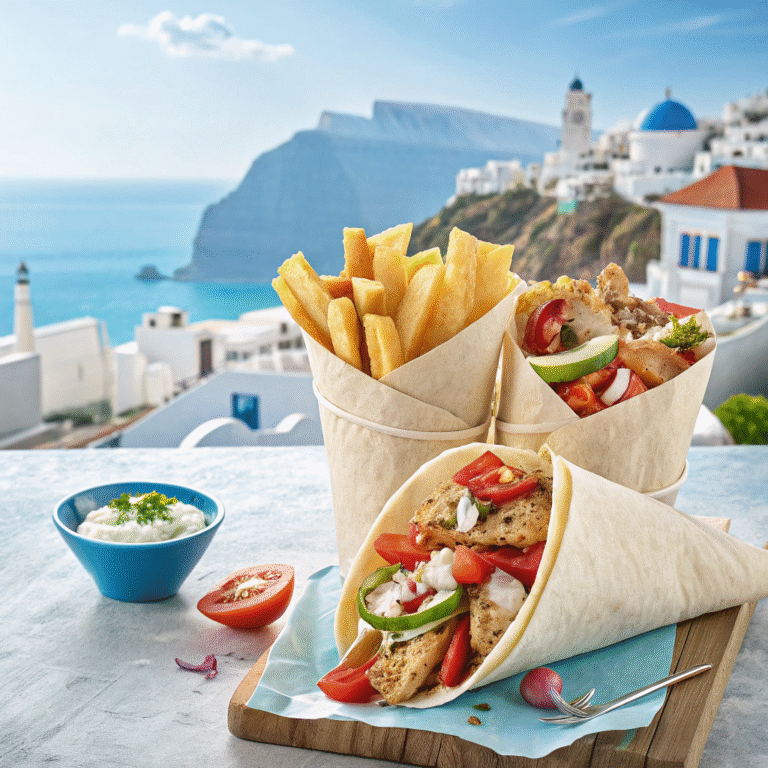 🔥 Greek Street-Food Bliss: Chicken Gyros That Rescue Any Hunger Meltdown
