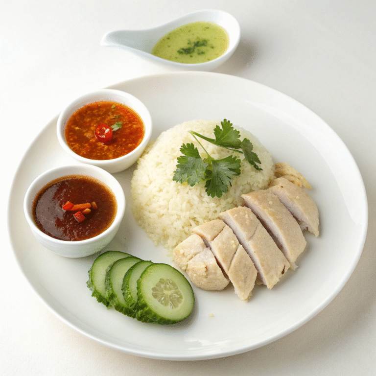 😋 Hainanese Chicken Rice: The Ultimate Comfort Bowl