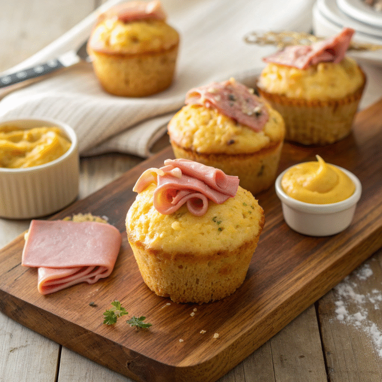 🥓🧀 Morning Muffin Jackpot: Ham & Cheese on the Run